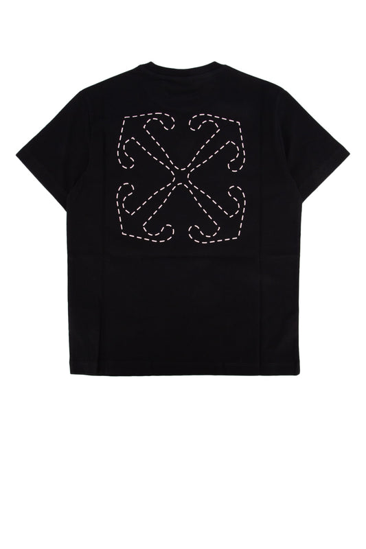 ARROW_STITCHED_TEE_SS_BLACK_SOFT_PINK_OGAA001F24JER004_103C_Image_2