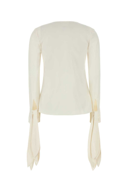 DEEP_V-NECK_BOW_CUFFS_BLOUSE_BW61DN15X9_130_Image_2