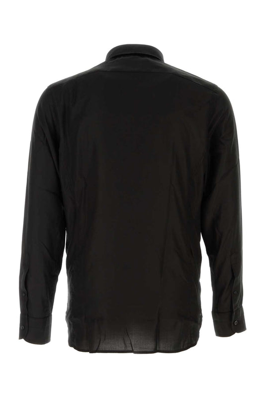 LIGHT_FLUID_FINE_GABARDINE_SLIM_FIT_SHIRT_HSO001FMT058_LB999_Image_2