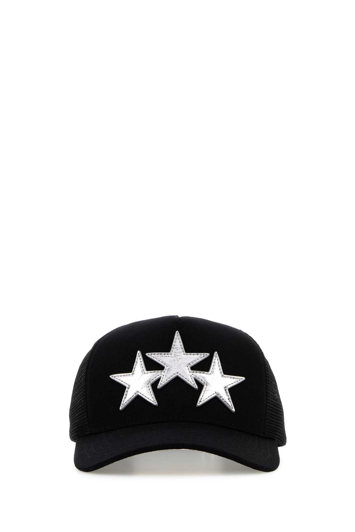 3_STAR_METALLIC_TRUCKER_HAT_AMSAHE1030_BLACKSILVER_Image_1