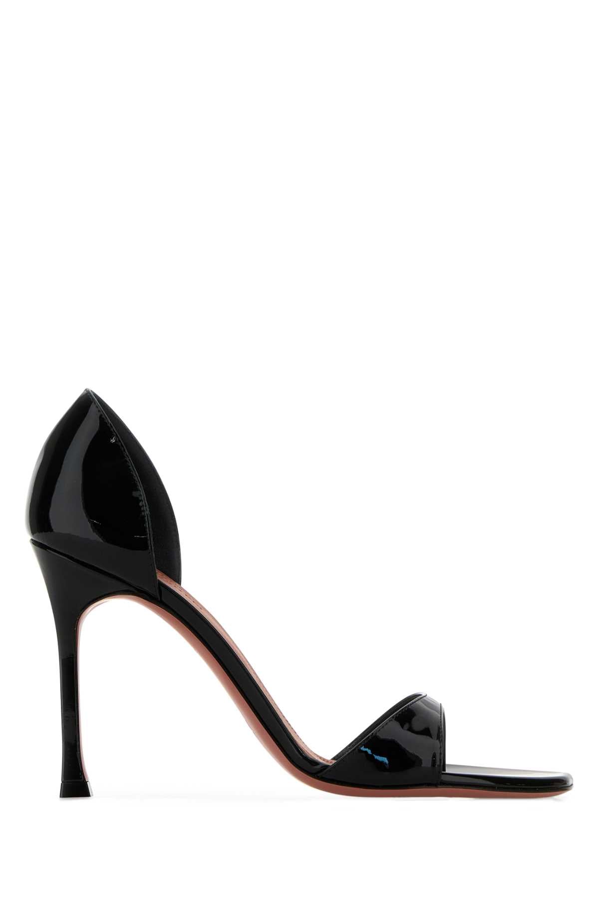 AGNESE_SANDAL_PATENT_BLACK_95_MM_SR_HEEL_AGNESESANDAL_PATENTBLACK_Image_1