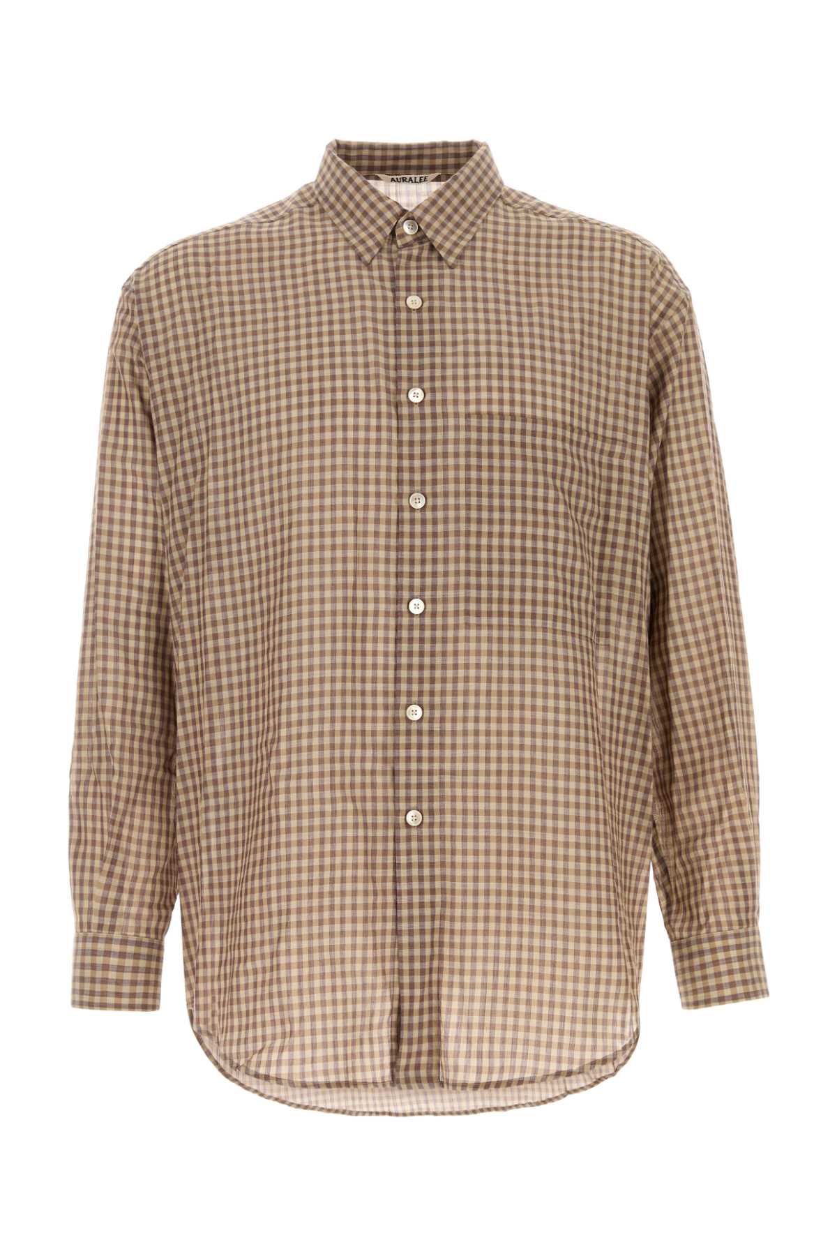 AIRY_LIGHT_COTTON_CHECK_BIG_SHIRT_A26SS01GC_BROWNGINGHAMCHECK_Image_1