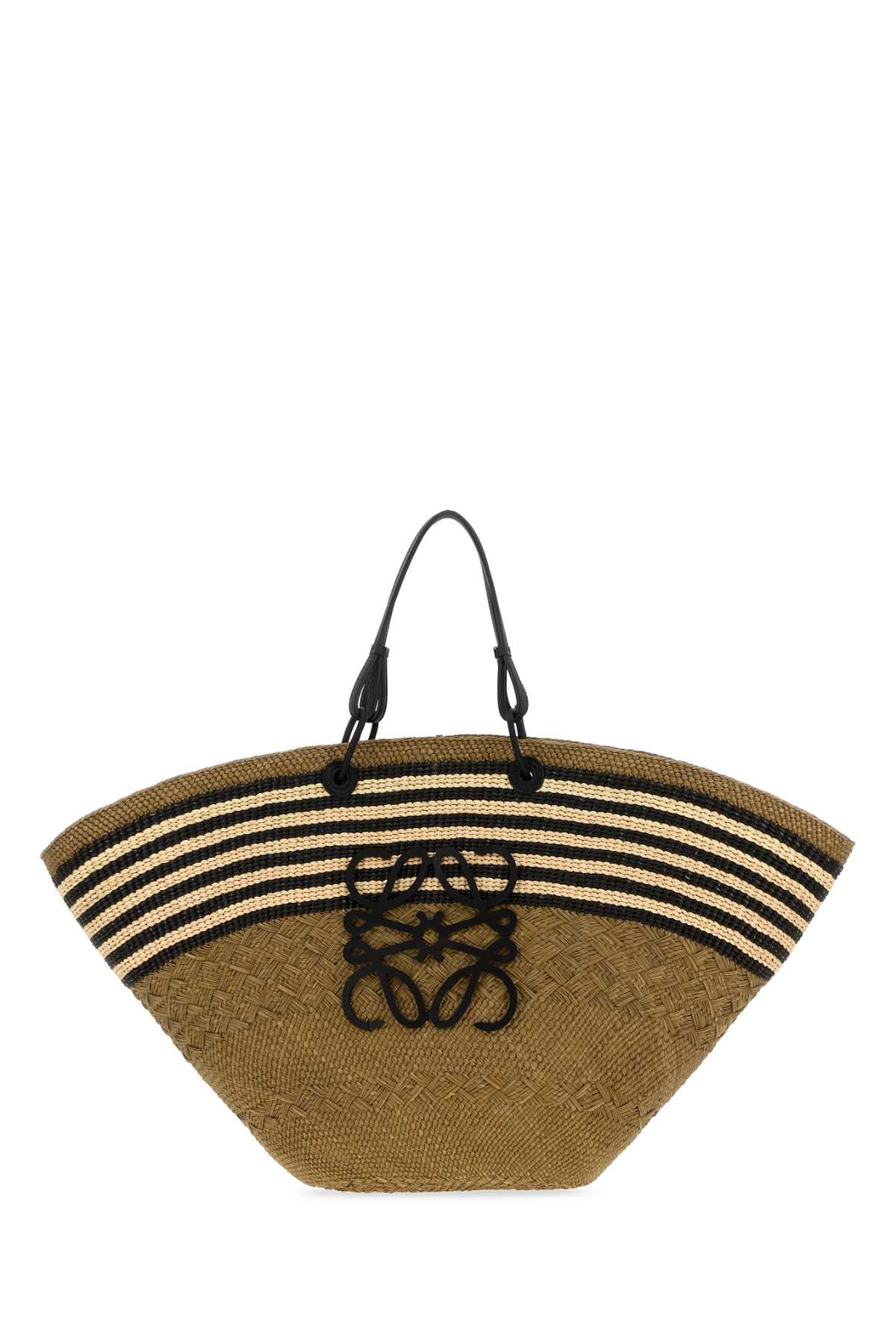 ANAGRAM_BASKET_LARGE_STRIPES_A223F04X31_DARKKHAKIBLACK_Image_1
