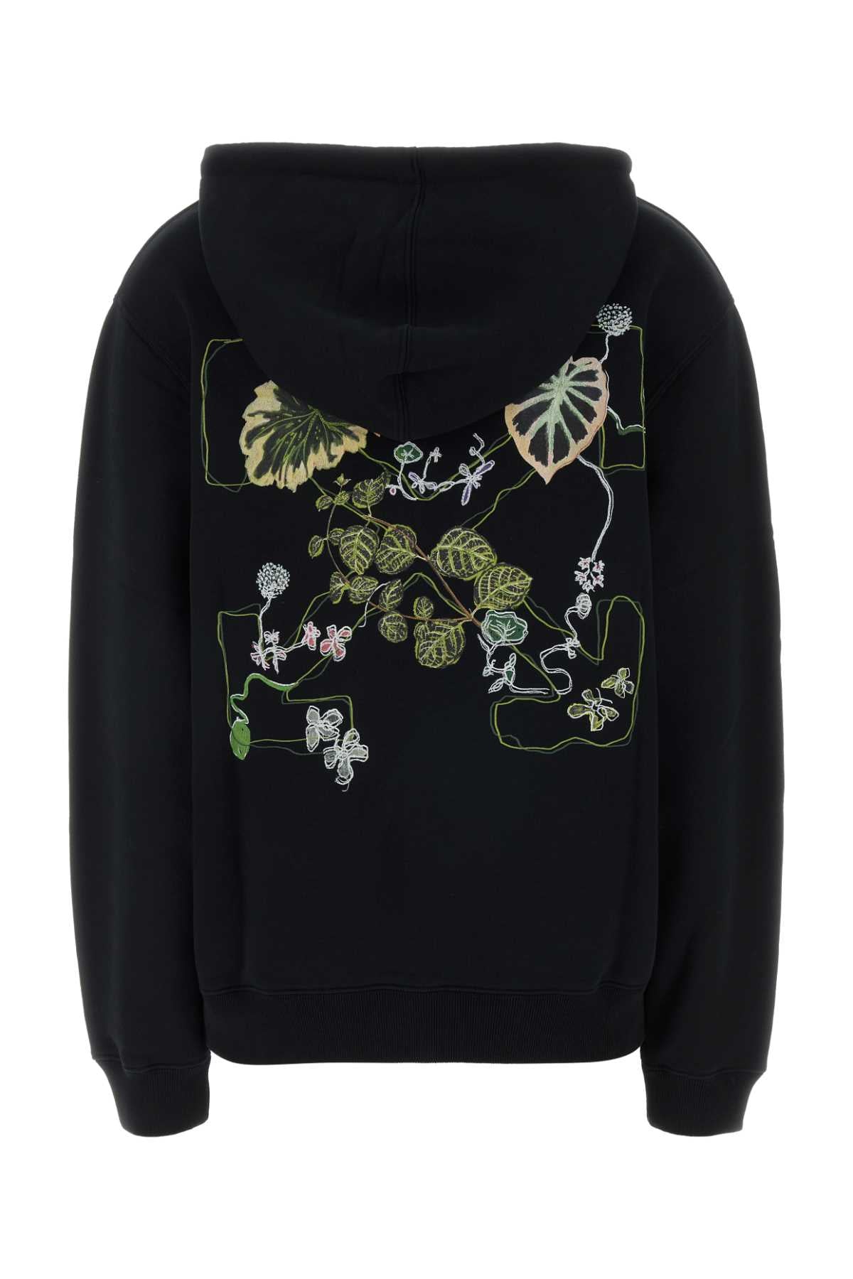 ARROW_LEAVES_REG_HOODIE_BLACK_-_BEECH_2BB035S26FLE003_1058_Image_2