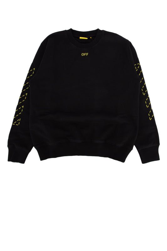 ARROW_STITCHED_CREWNECK_BLACK_LIME_OBBA001F24FLE002_1014_Image_1