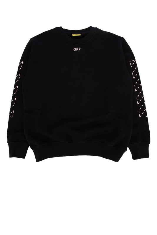 ARROW_STITCHED_CREWNECK_BLACK_SOFT_PI_OGBA001F24FLE001_103C_Image_1