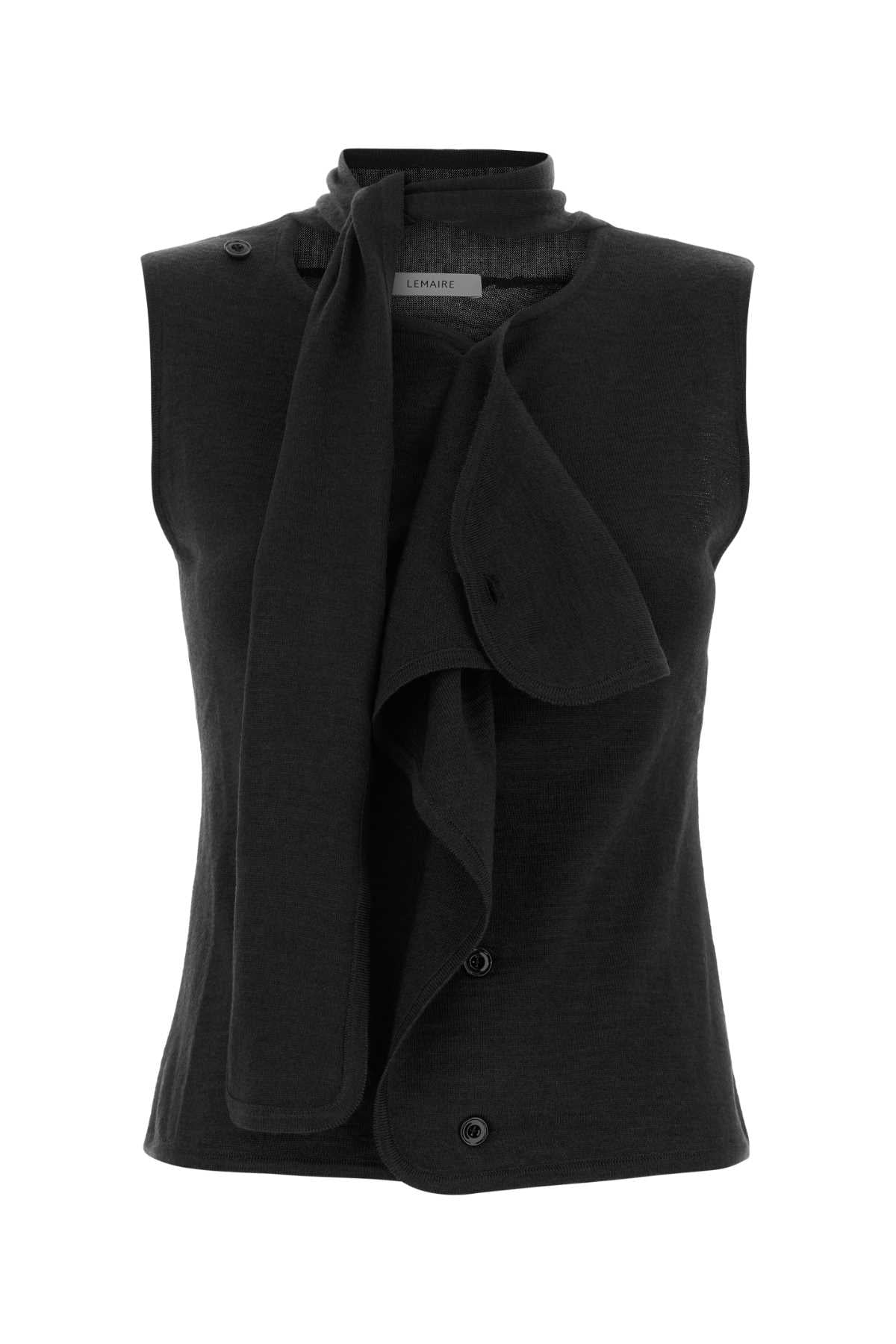 ASYMMETRICAL_SLEEVELESS_CARDIGAN_TO1485LK087_BK966_Image_1