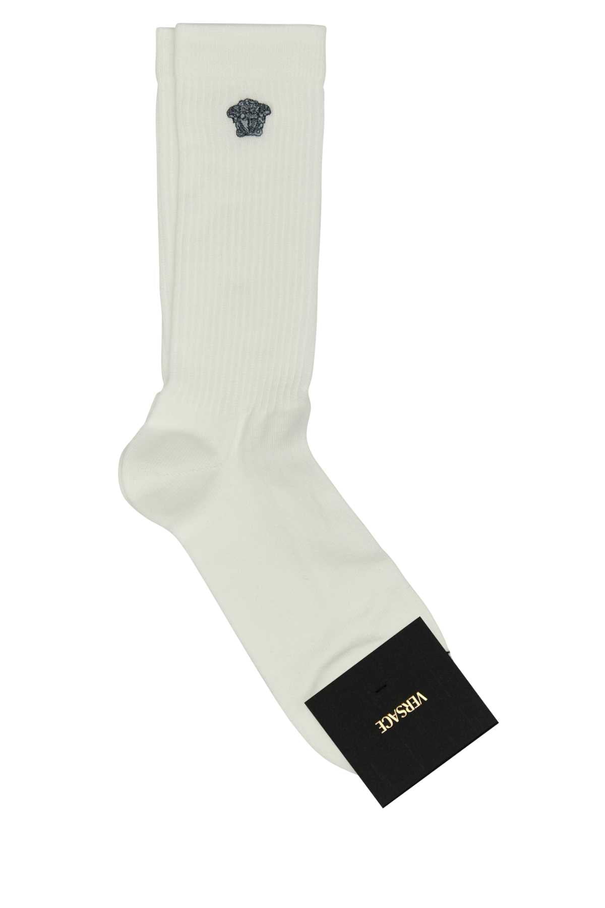 ATHLETIC_SOCKS_DOUBLE_TWISTED_COTTON_MEDUSA_EMBROI_10088351A13105_2W020_Image_1
