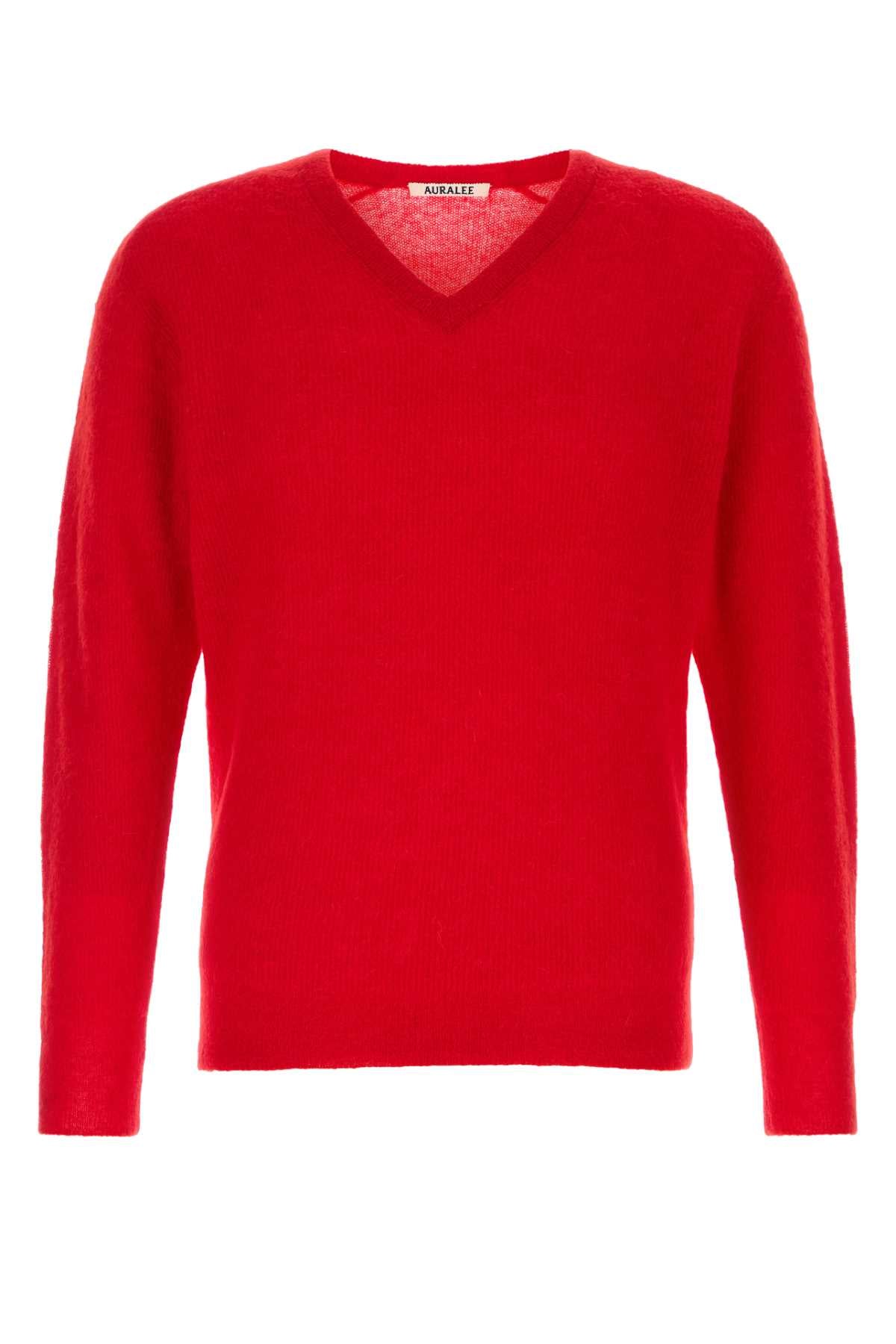 BABY_SURI_ALPACA_SHEER_KNIT_V-NECK_PO_A26AV03AK_RED_Image_1