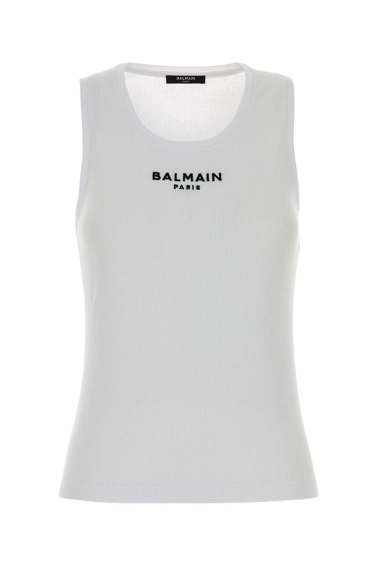 BALMAIN_PARIS_EMB_JERSEY_TANK_TOP_HF1EB075BD10_GAB_Image_1