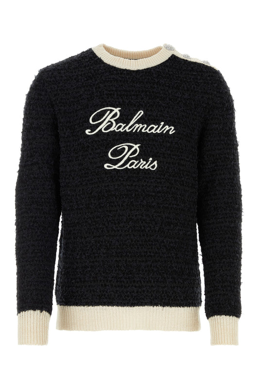 BALMAIN_SIGNATURE_TWEED_SWEATER_CH1KD010KF86_EAB_Image_1