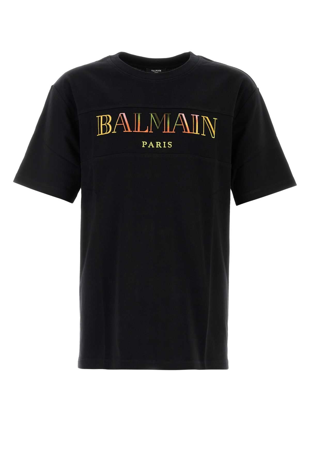 BALMAIN_VINTAGE_EMB_T-SHIRT_DH0EG006BC81_EAH_Image_1
