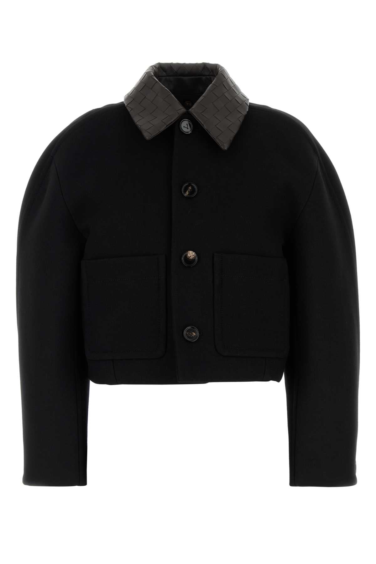 BLACK_BLOUSON_INTRECCIO_COLLAR_815402V3PD0_1000_Image_1