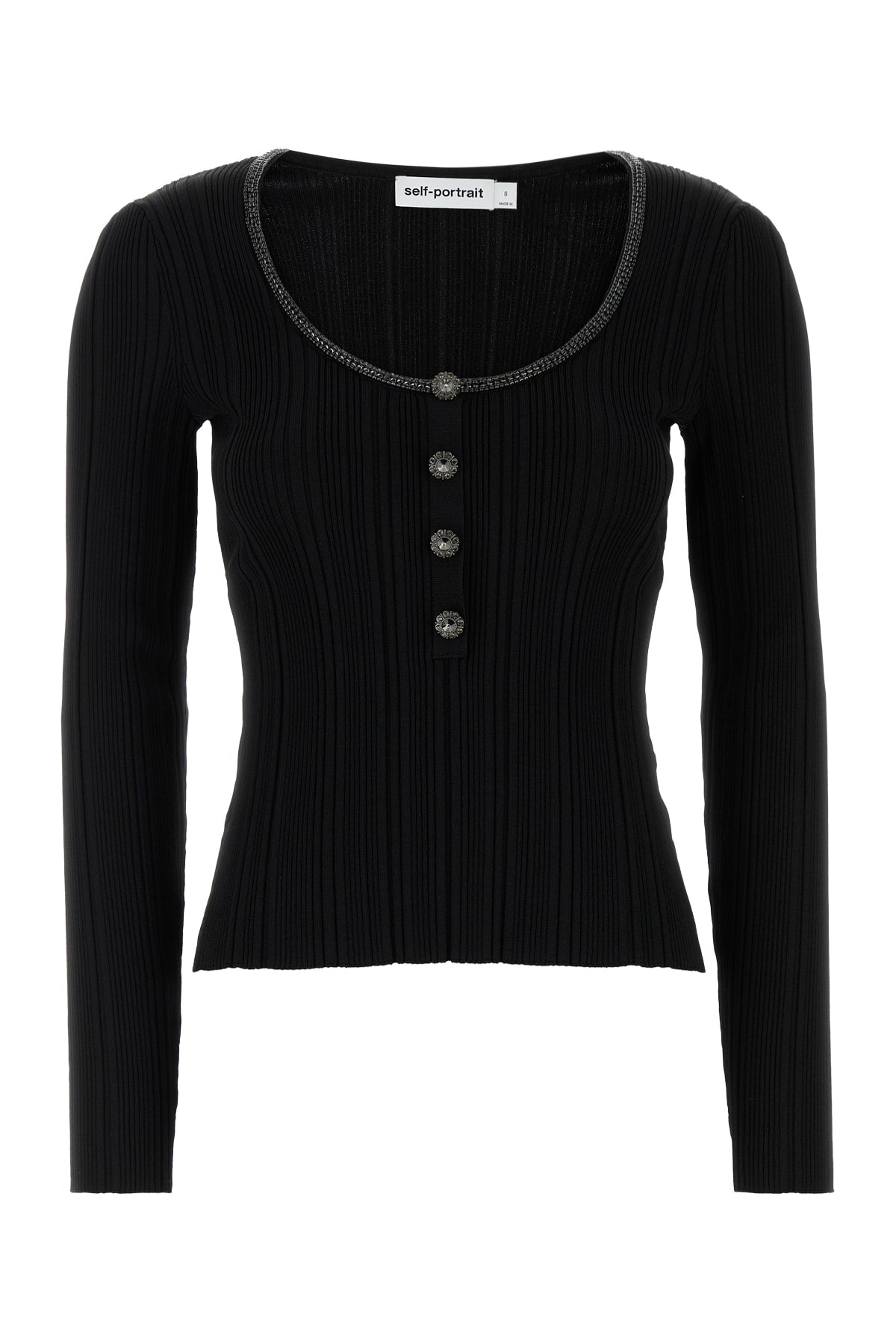 BLACK_EMBELLISHED_KNIT_TOP_AW24180TAB_BLACK_Image_1