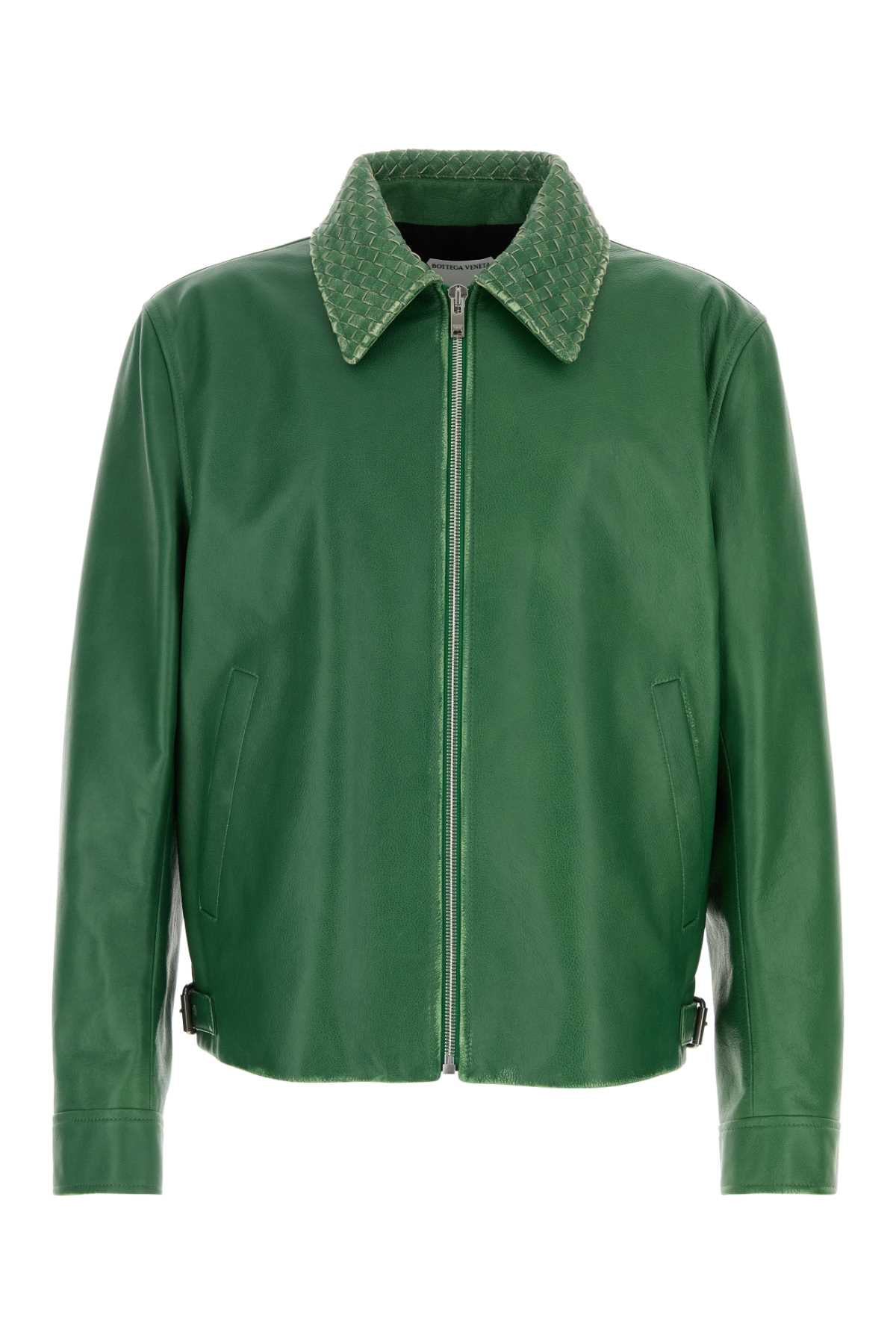 BLOUSON_IN_PELLE_VERDE_VINTAGE_EFFECT_A0046DV6M20_3086_Image_1