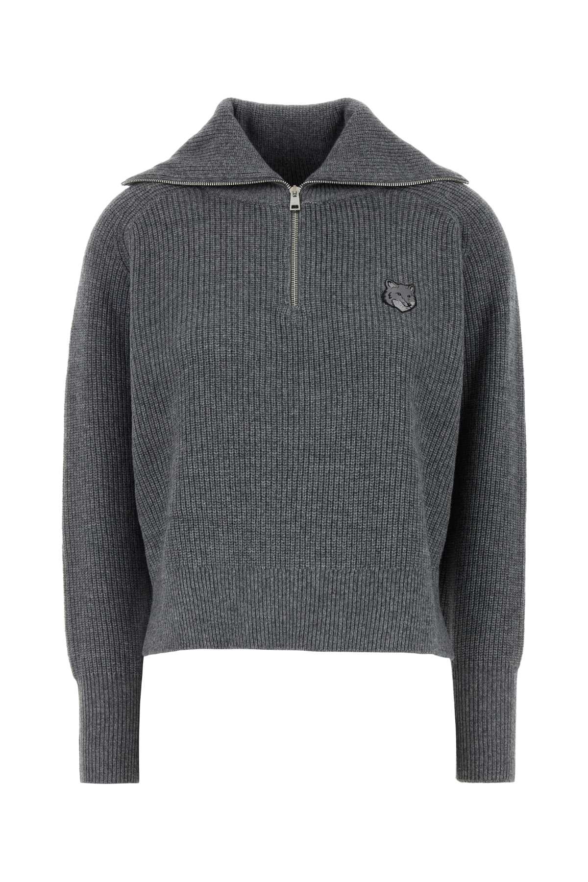 BOLD_FOX_HEAD_PATCH_HALF_ZIPRIBBED_JUMPER_LW00809KT1093_H131_Image_1