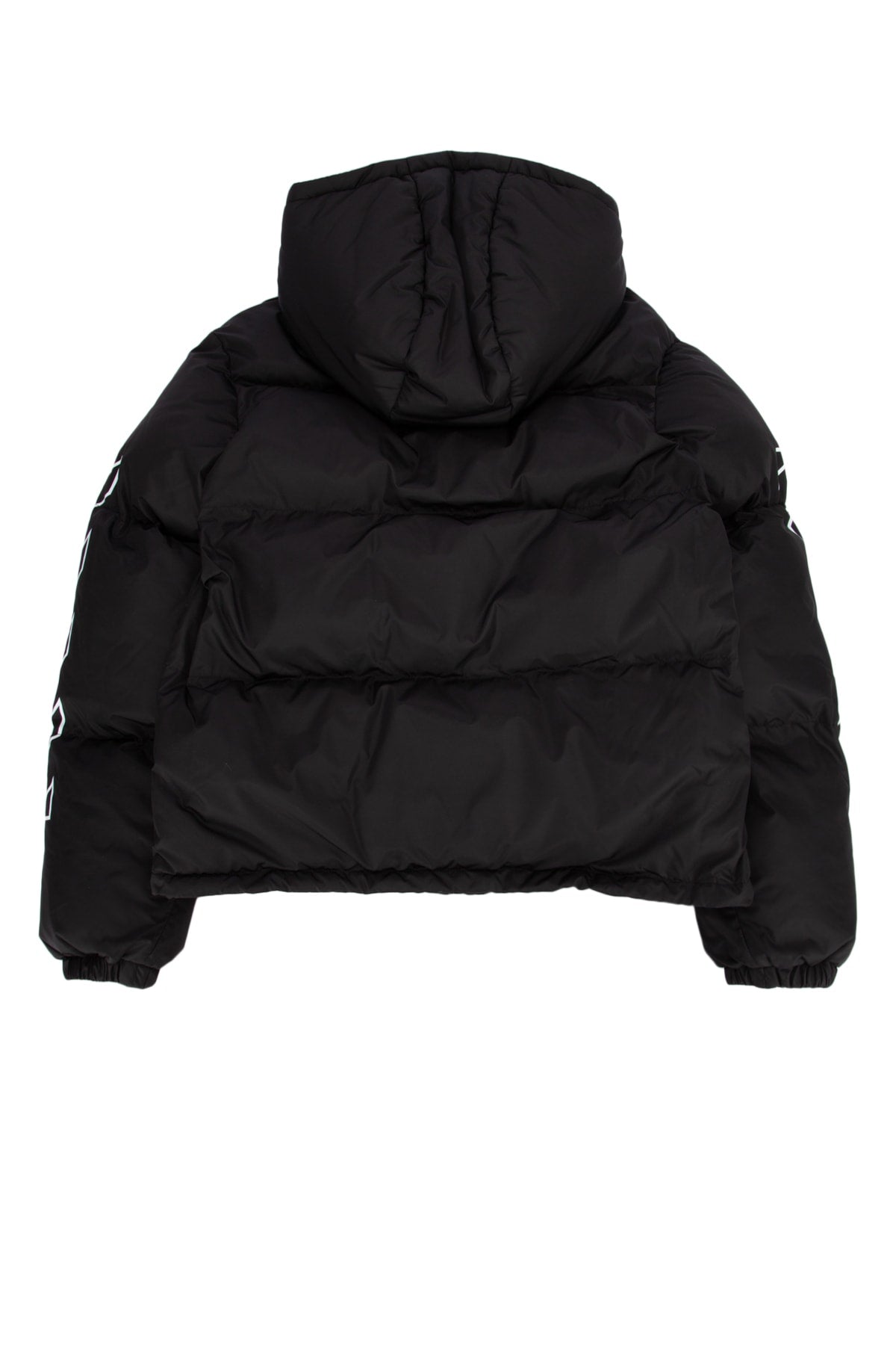BOOKISH_DIAG_SHORT_PUFFER_BLACK_WHITE_OBEJ002F24FAB002_1001_Image_2