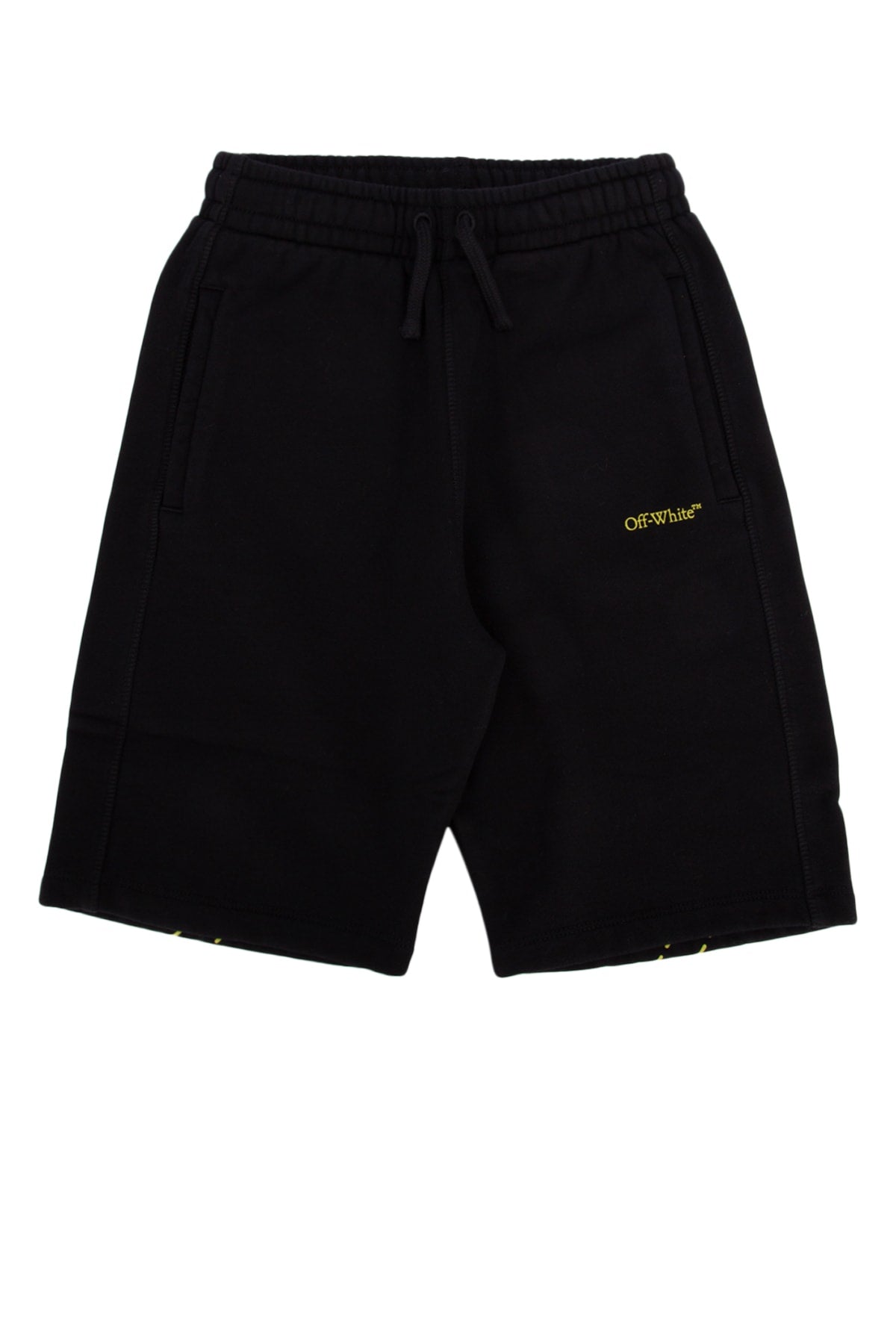 BOOKISH_DIAG_SWEATSHORT_BLACK_LIME_OBCI001F24FLE001_1014_Image_1