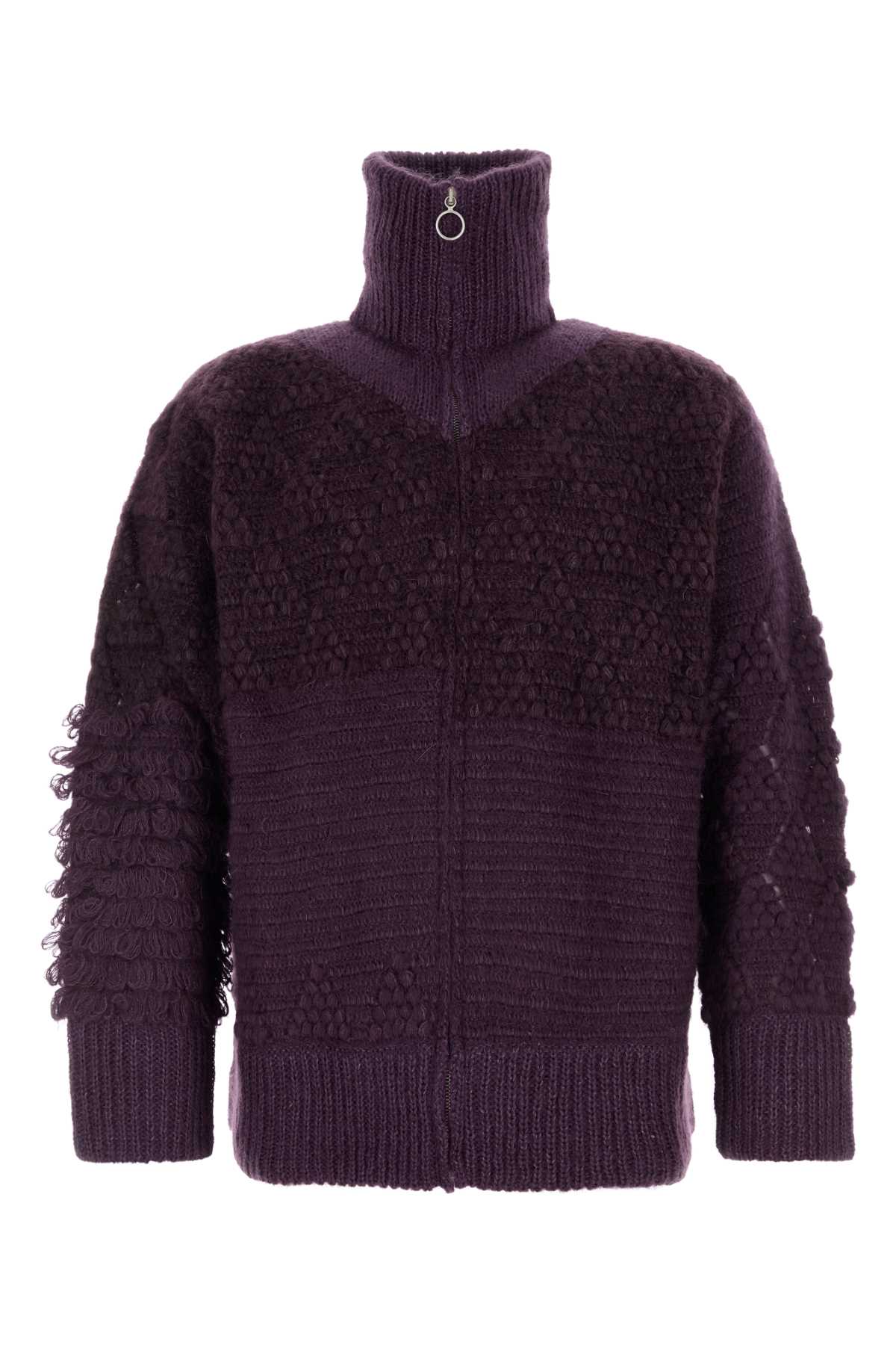 BORRUJERED_ZIP-UP_CARDIGAN_NW247910N75026010_RAISIN_Image_1