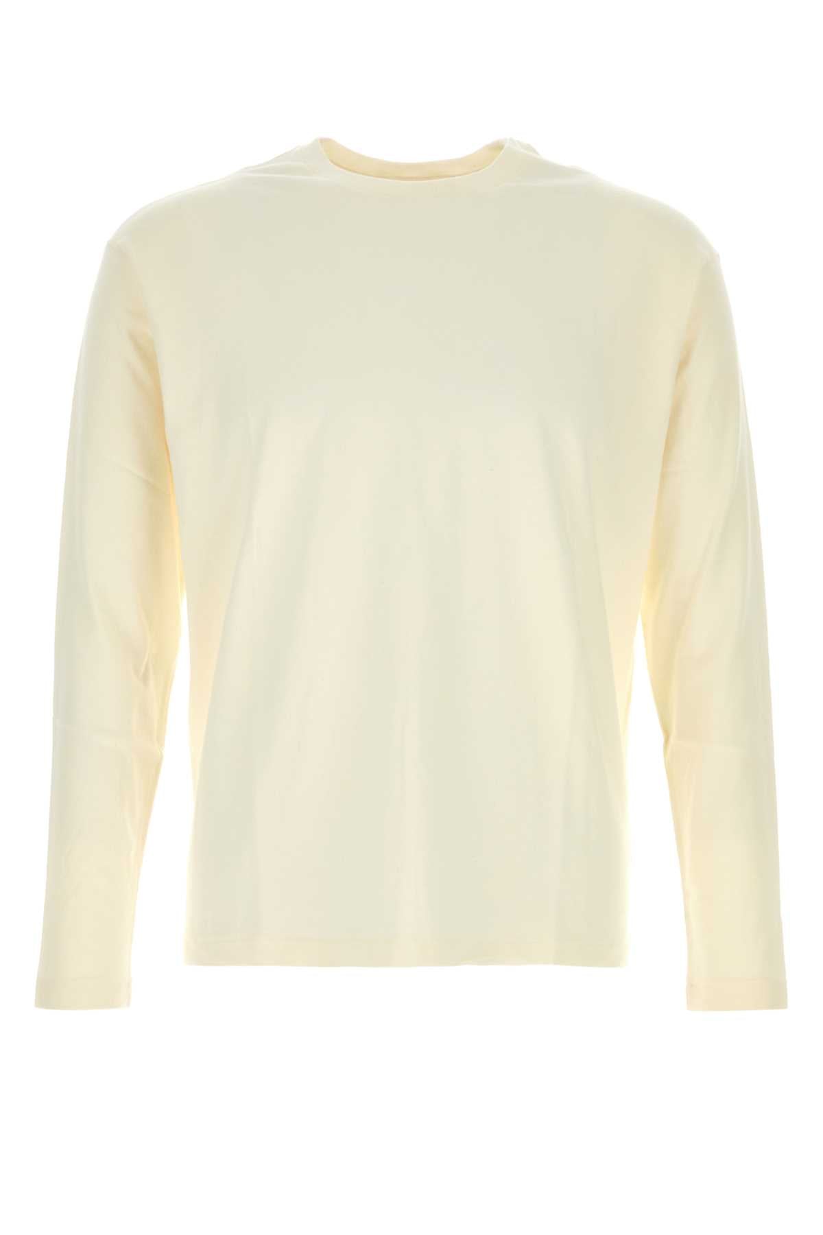 BRUSHED_ORGANIC_COTTON_JERSEY_LS_TEE_A26AP01PT_WHITE_Image_1