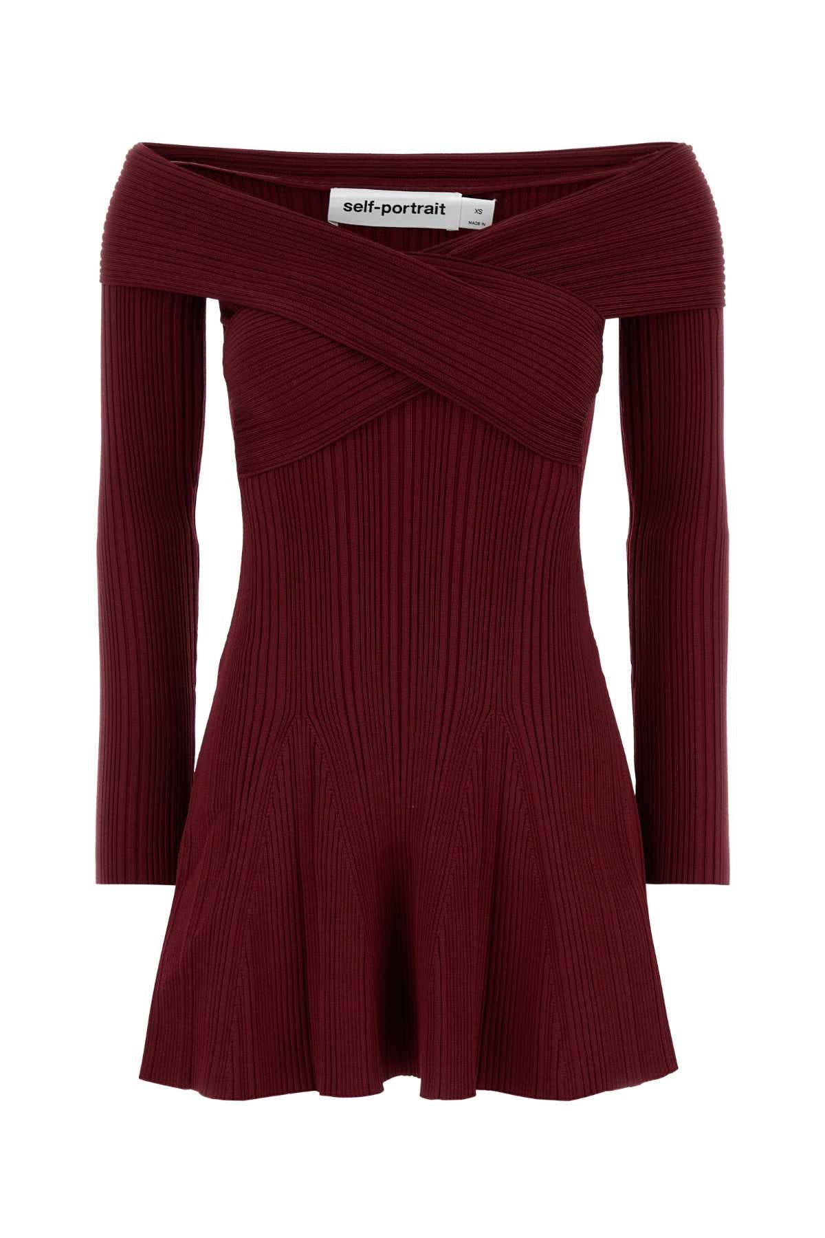BURGUNDY_VISCOSE_KNIT_MINI_DRESS_RS26011SABU_BURGUNDY_Image_1