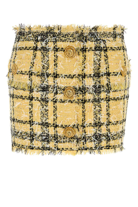 BUTTONED_GLITTERED_TWEED_MINI_SKIRT_GF1LBB42XL73_AAA_Image_1