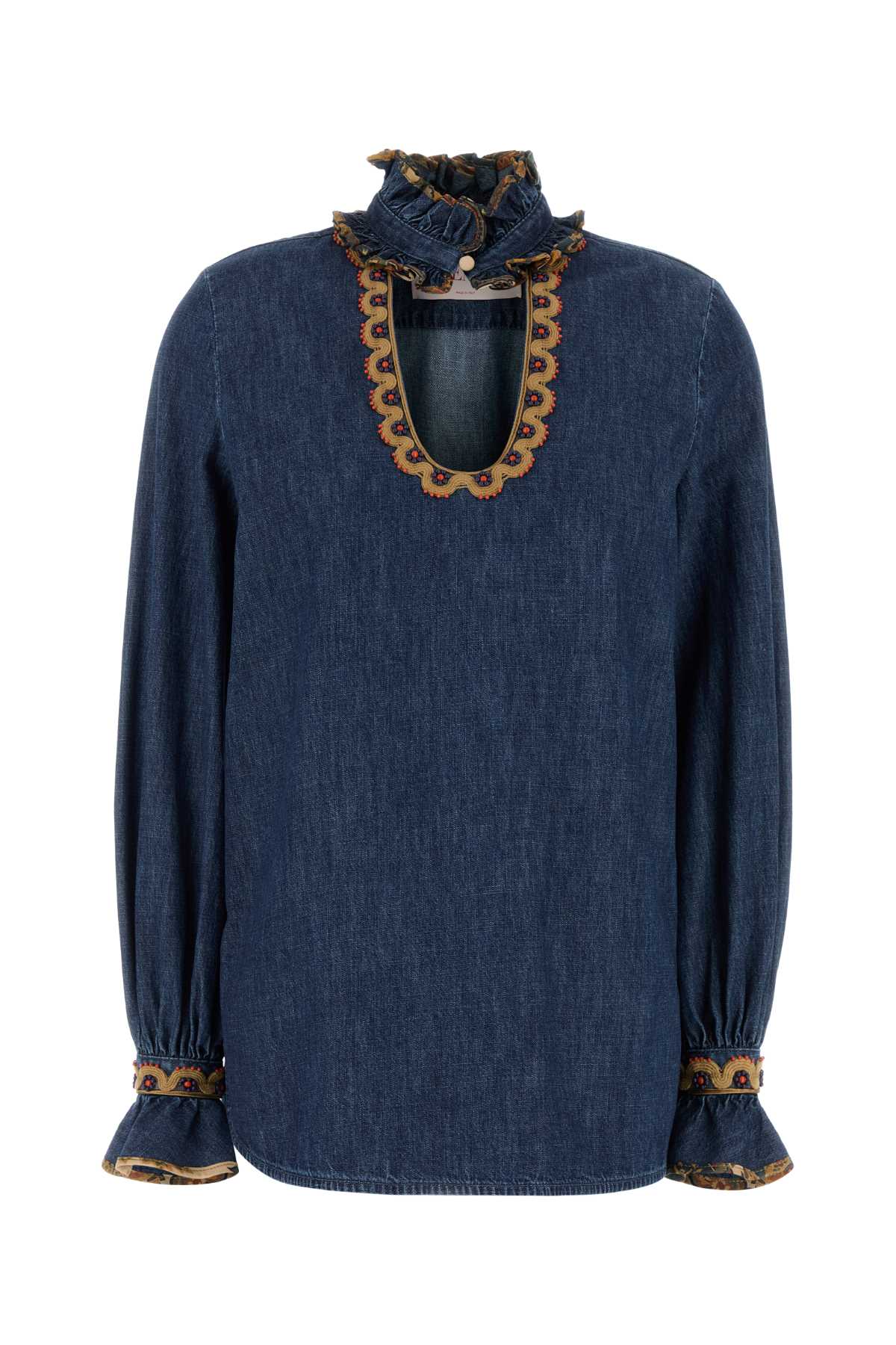 CAMICIA_IN_DENIM_RICAMO_6B0DB03E7MR_558_Image_1