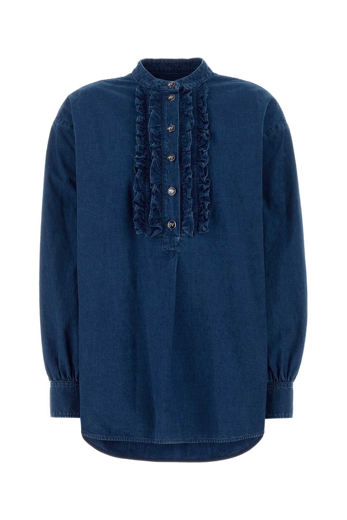 CAMICIA_IN_DENIM_SOLID_6B3DB02Z94B_558_Image_1