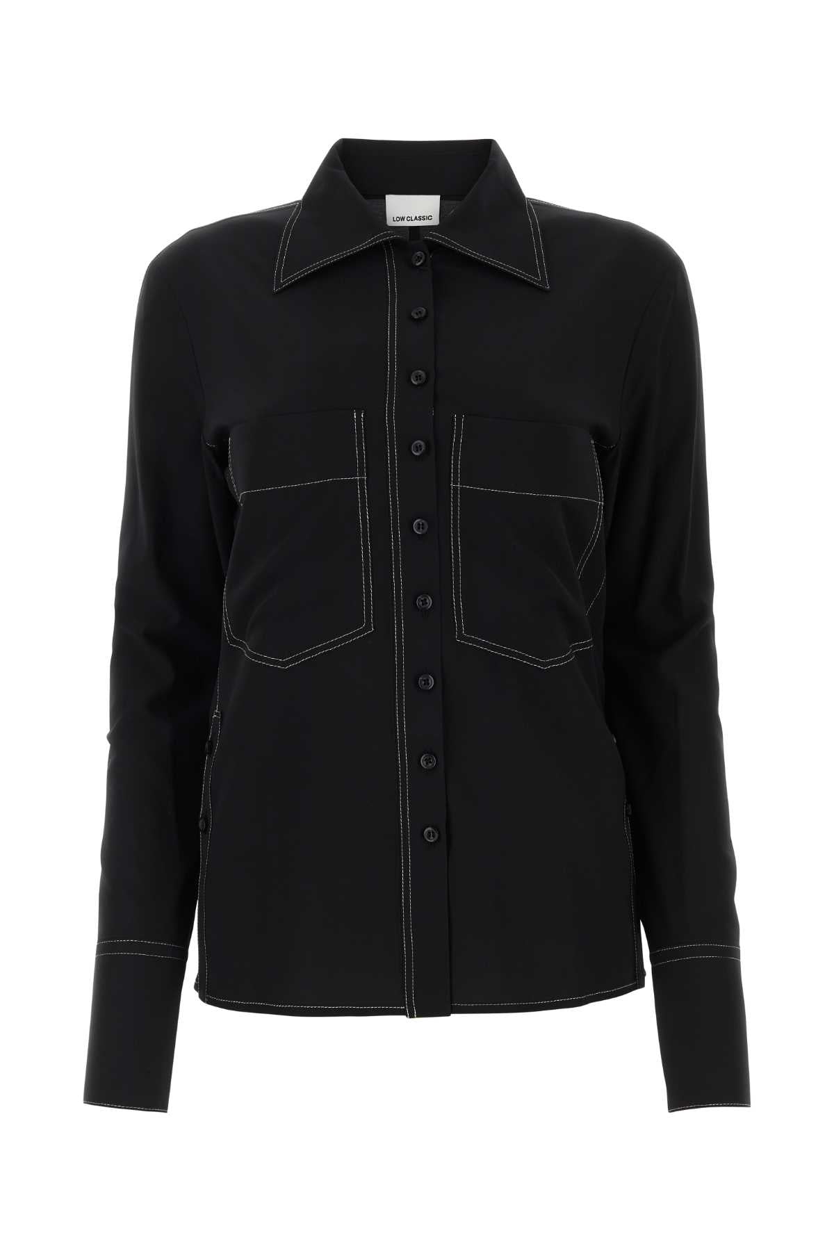 CAMICIA_LOW23SMSH020_BLACK_Image_1