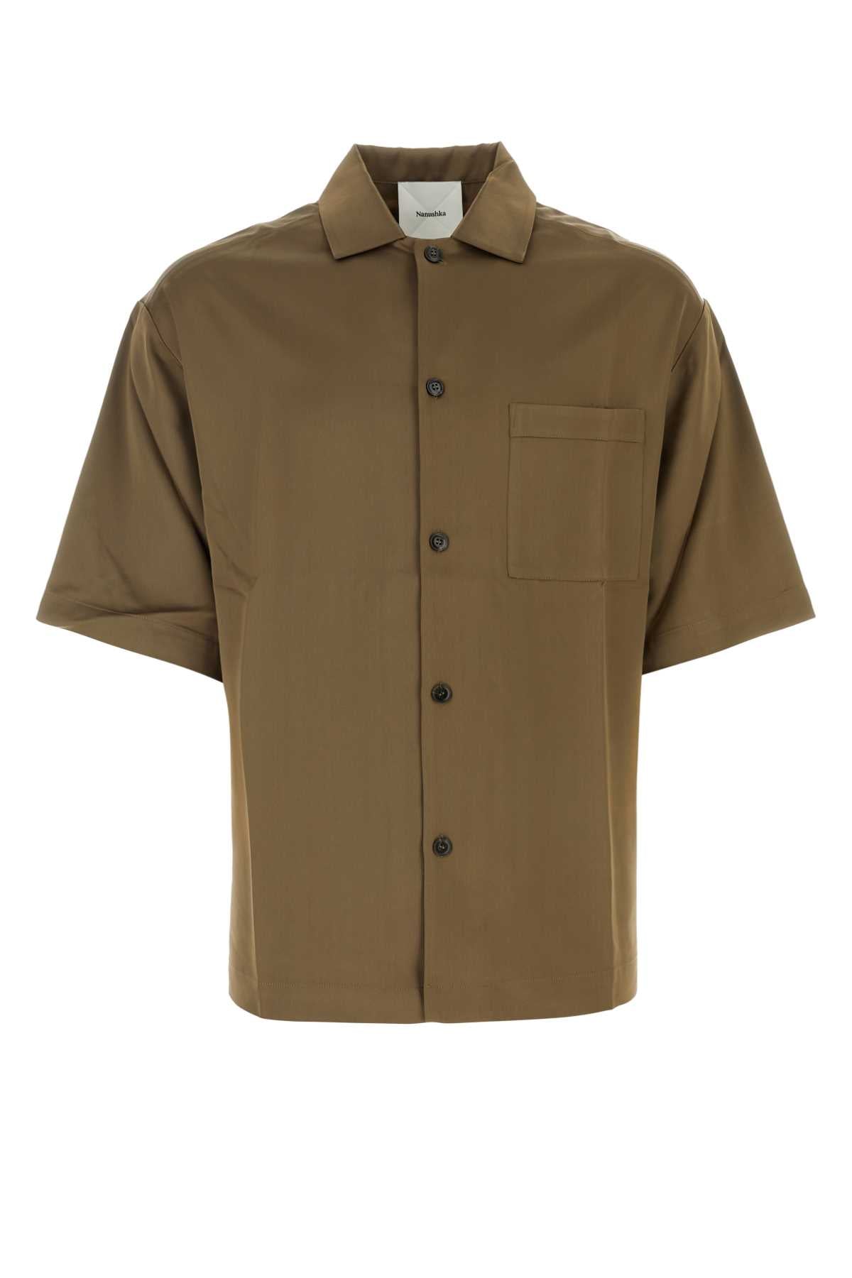 CAMICIA_NM24SSSH02766_DARKKHAKI_Image_1