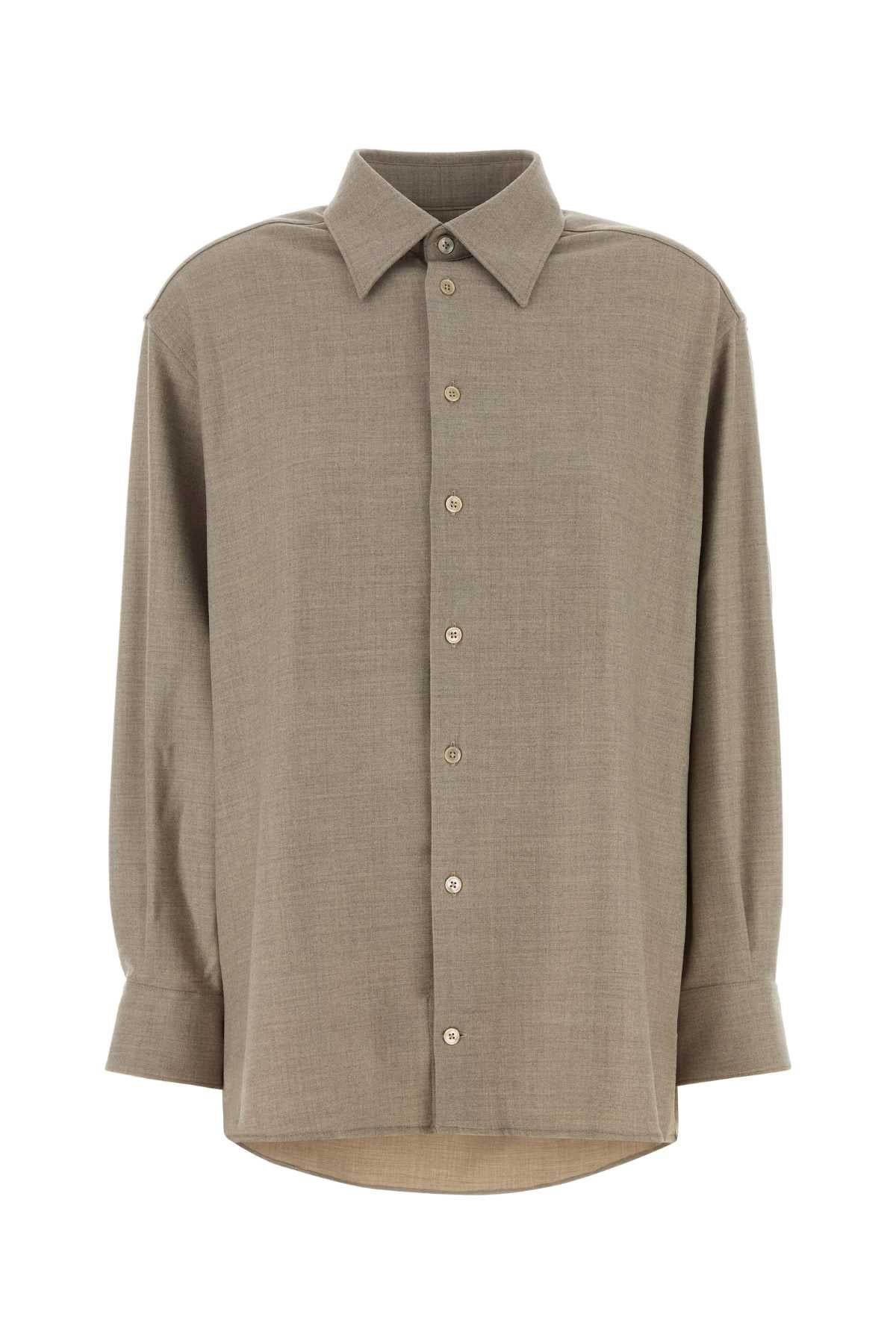 CAMICIA_THE_UNISEX_IN_LORO_PIANA_FINE_WOOL_UNISEXSHIRTLOROPIANA_BEIGE_Image_1