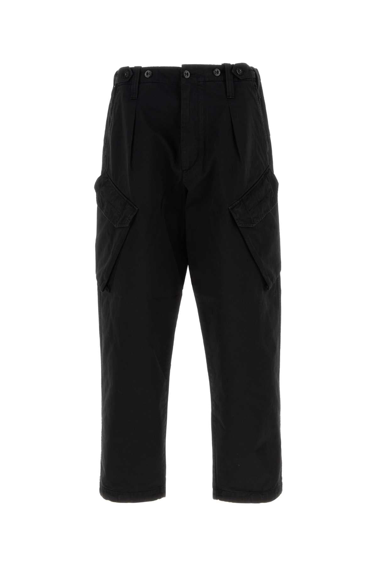 CARGO_PANT_IN_GABARDINE_COTTON_19CMPA171A110458G_999_Image_1