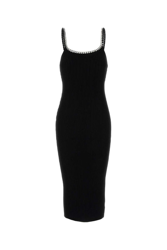 CHAIN_TRIM_U_NK_RIB_DRESS_MF5835V33D_BLACK_Image_1