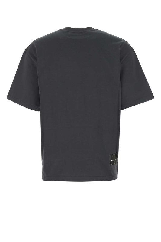 CHARCOAL_COTTON_WELLDONE_FRONT_LOGO_T-SHIRT_WDTP620074UCH_CHARCOAL_Image_2