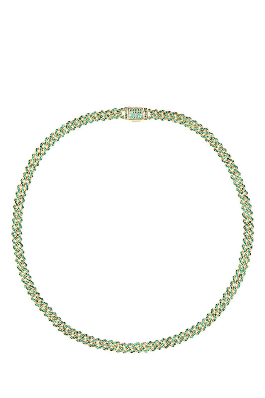 COLLANA_MicroMexicanchain_emerald_Image_1