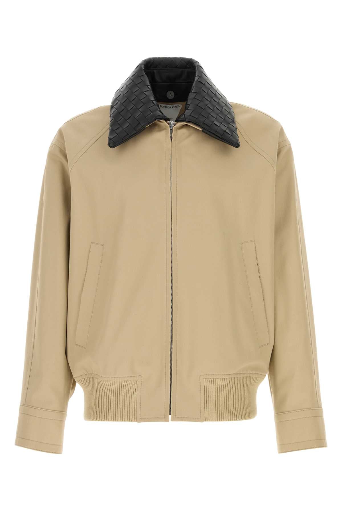 COTTON_JKT_INTRECCIO_LEATHER_COLLAR_826428V5CV0_9713_Image_1