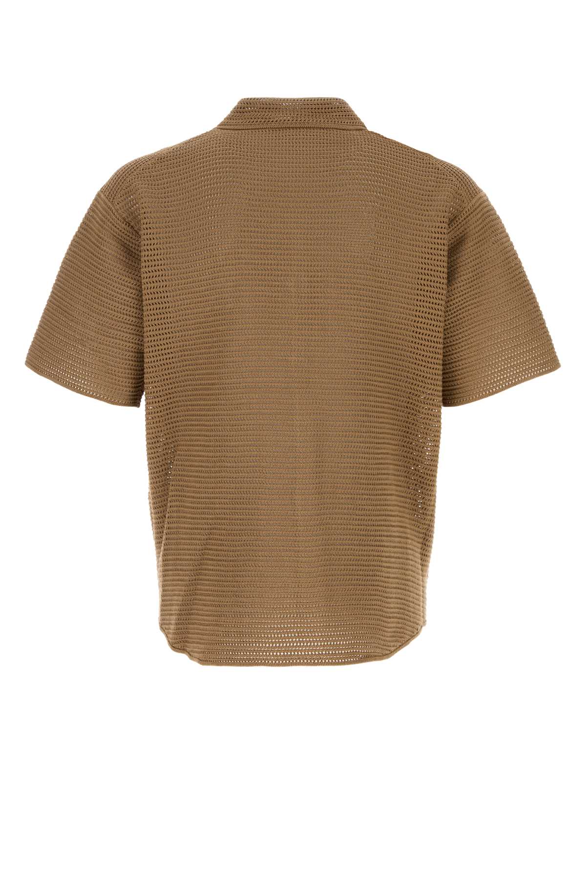 COTTON_MESH_KNIT_HALF_SLEEVED_SHIRT_A25SS01KB_KHAKIBROWN_Image_2