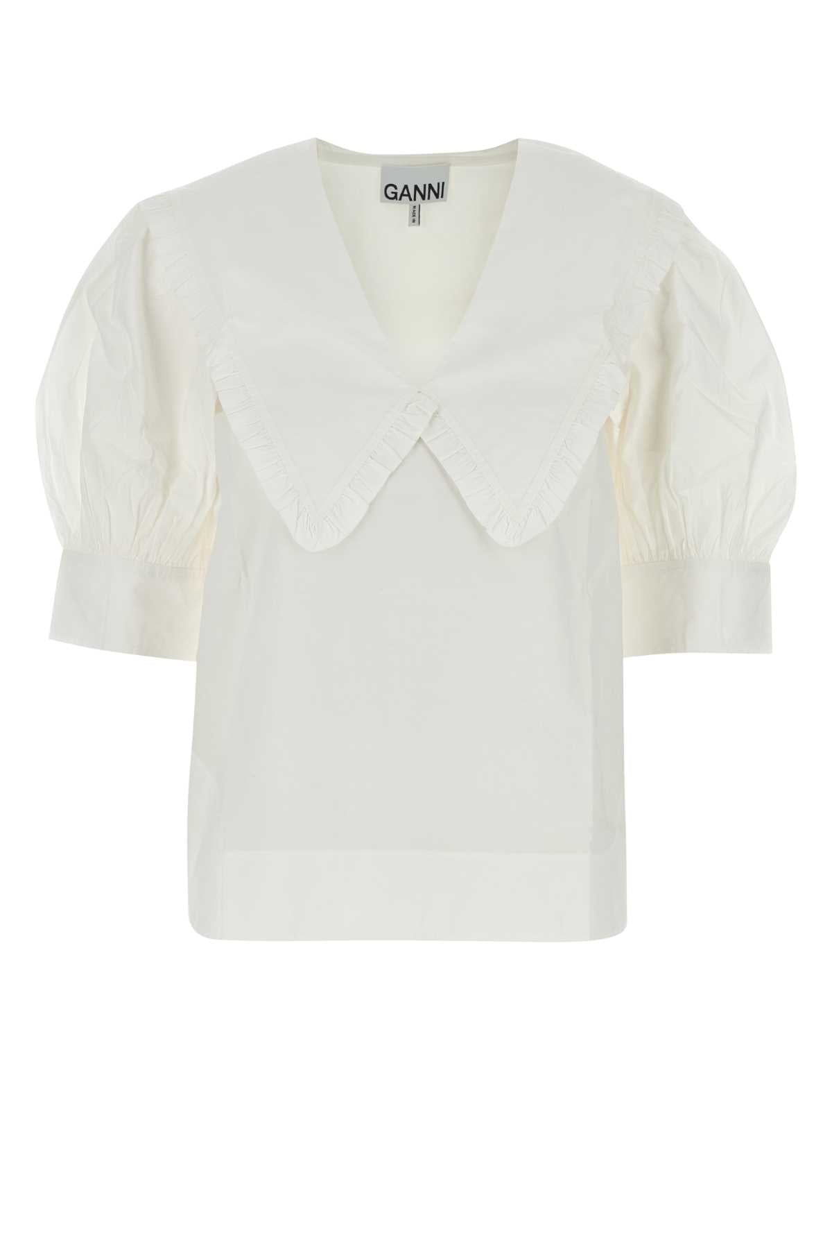 COTTON_POPLIN_V-NECK_RUFFLE_BLOUSE_F8635_151_Image_1