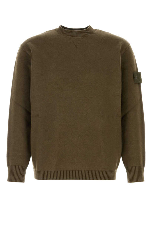 CREW_NECK_-_MILITARY_GREEN_L2S155100037S00FM_V0054_Image_1