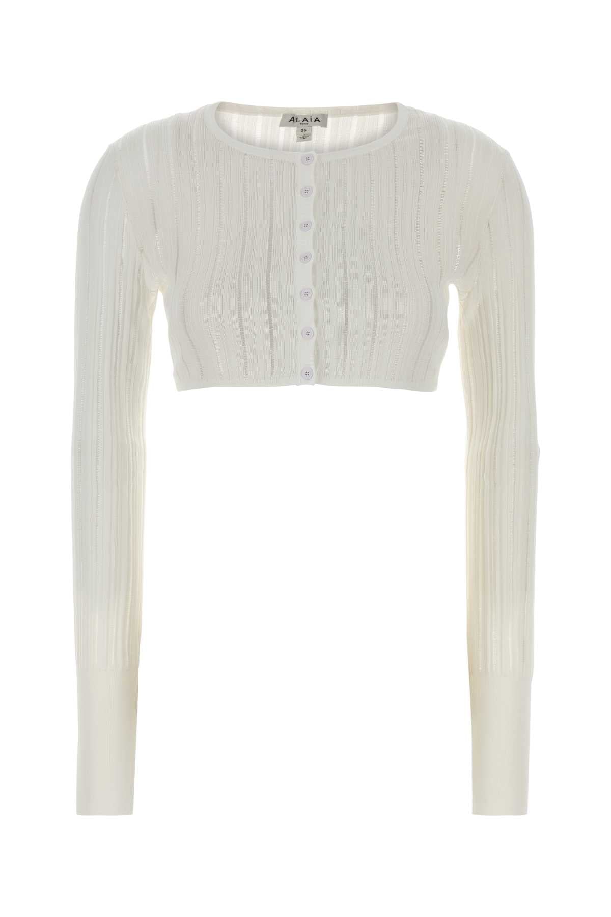 CROP_CARDIGAN_SHINY_CRINOLINE_KNIT_AA9S0372M712D_000_Image_1