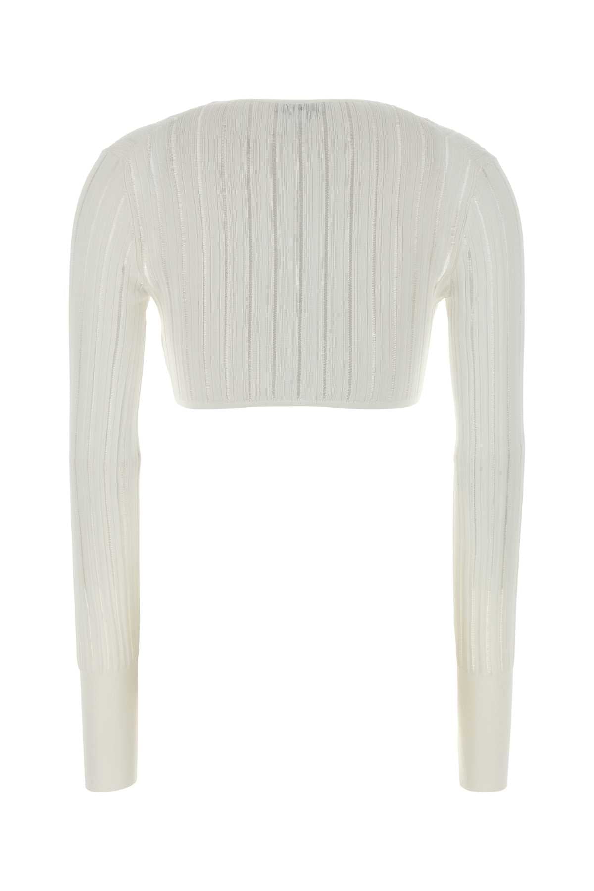 CROP_CARDIGAN_SHINY_CRINOLINE_KNIT_AA9S0372M712D_000_Image_2