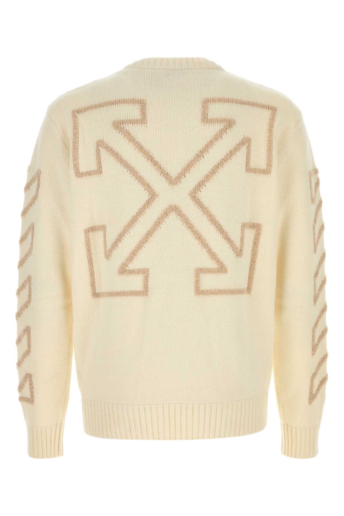 DIAG_ARROW_FUZZY_KNIT_CREWNECK_44MHE087F26K001110_CREAM_Image_2