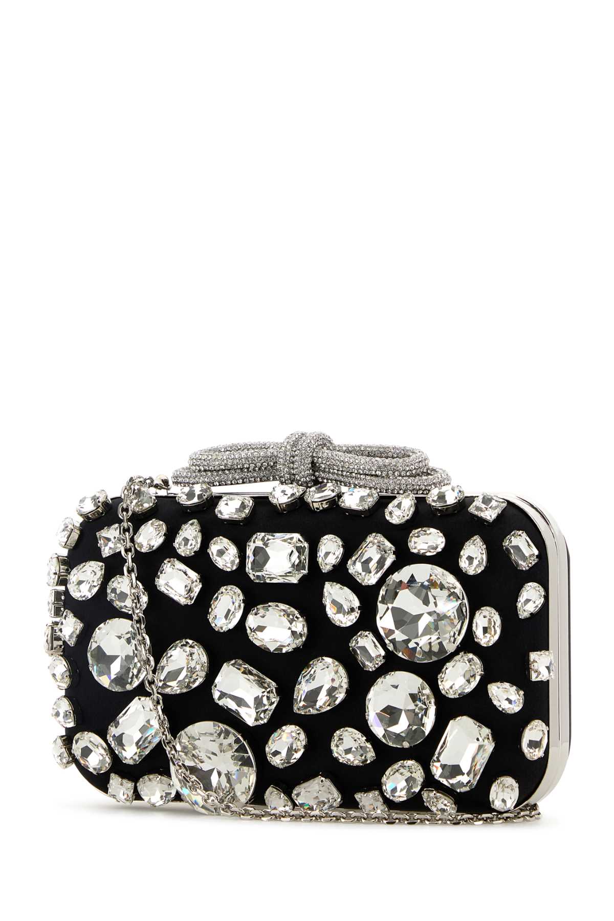 DOUBLE_BOW_BLACK_SATIN_CLUTCH_WTH_BIG_STONES_FW24BG0002STNBLK_BLACK_Image_2