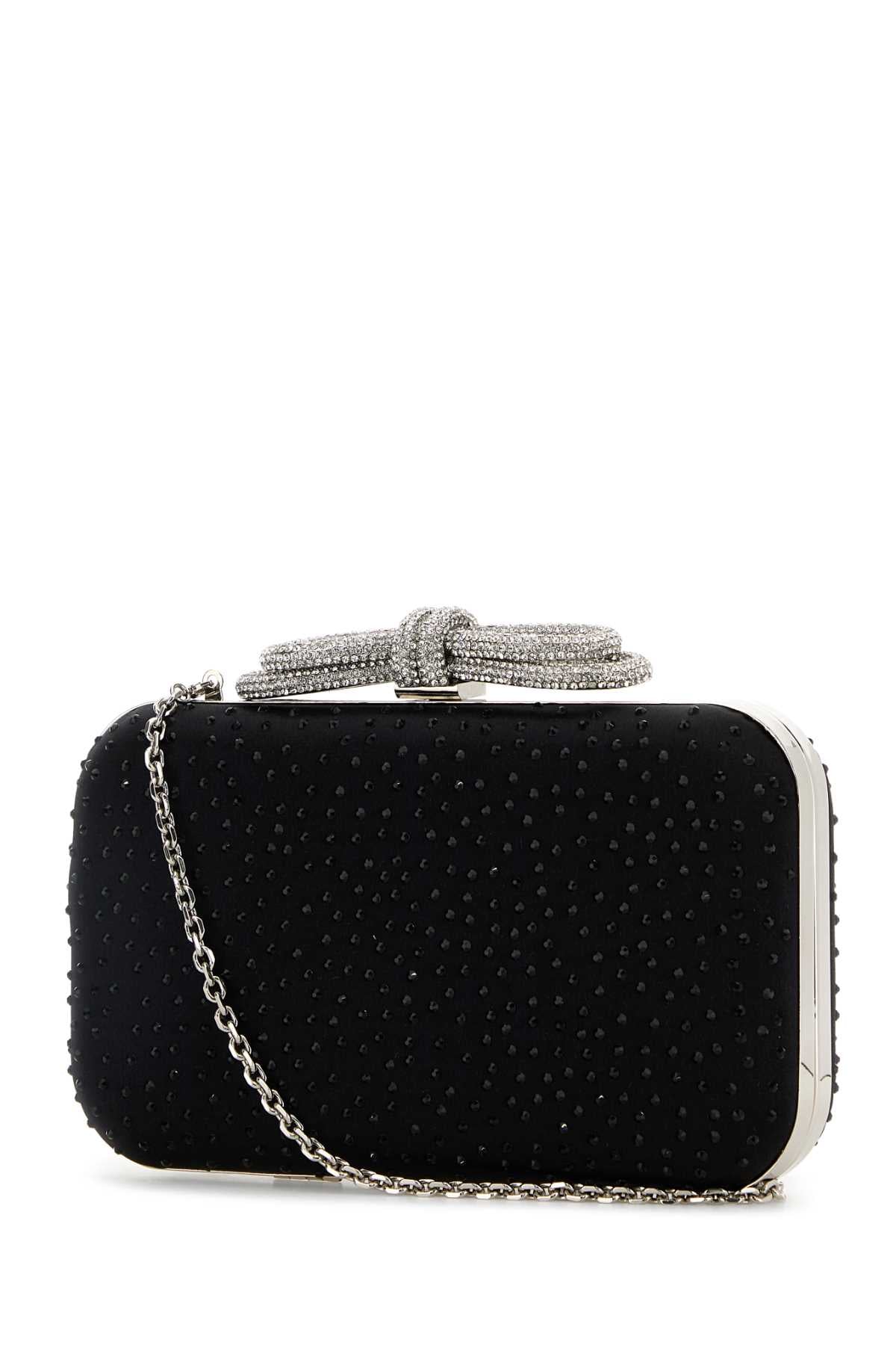 DOUBLE_BOW_BLACK_SATIN_CLUTCH_WTH_HOTFIX_STRASS_FW24BG0002STRBLK_BLACK_Image_2