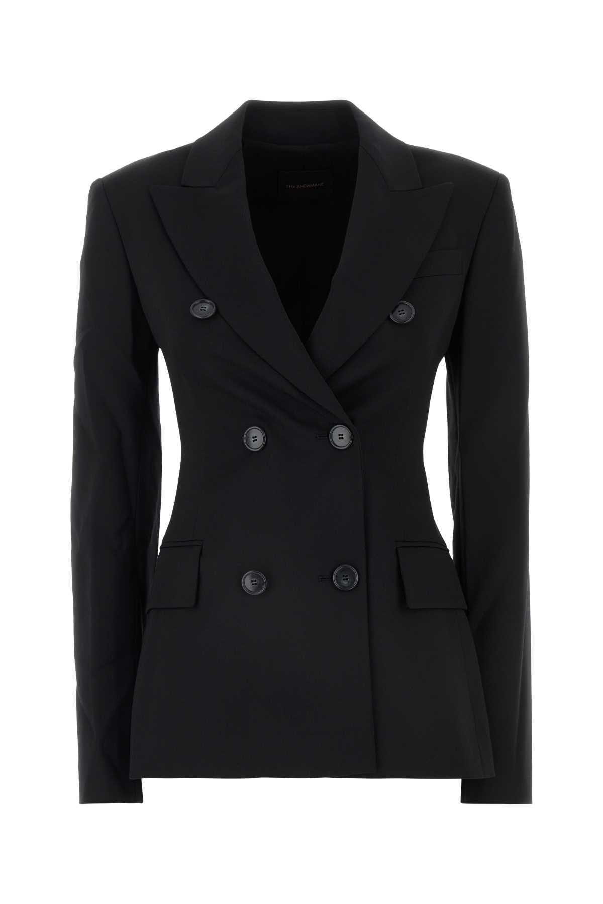 DOUBLE_BREAST_FITTED_BLAZER_T163031ATNW037_BLACK_Image_1
