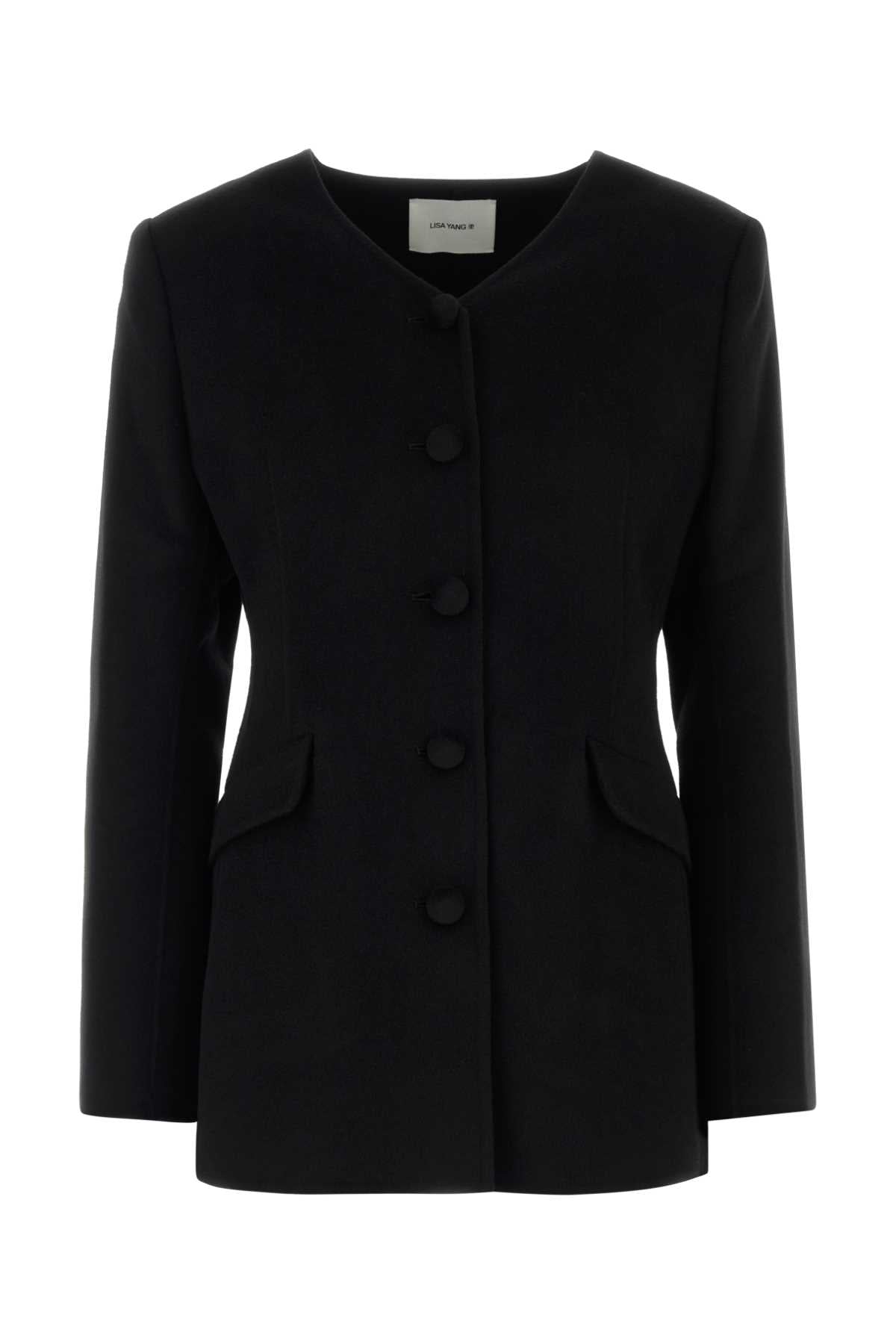 DOUBL_TAILORED_V_NECK_BLAZER_2026620_BL_Image_1
