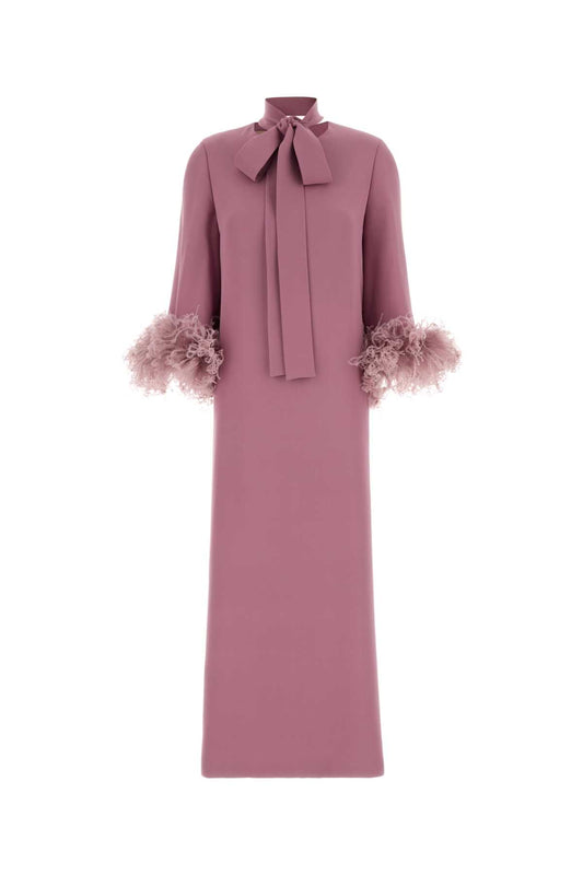 DRESS_MIDI_WITH_FEATHERS_8B3VAHJ21MM_9U5_Image_1