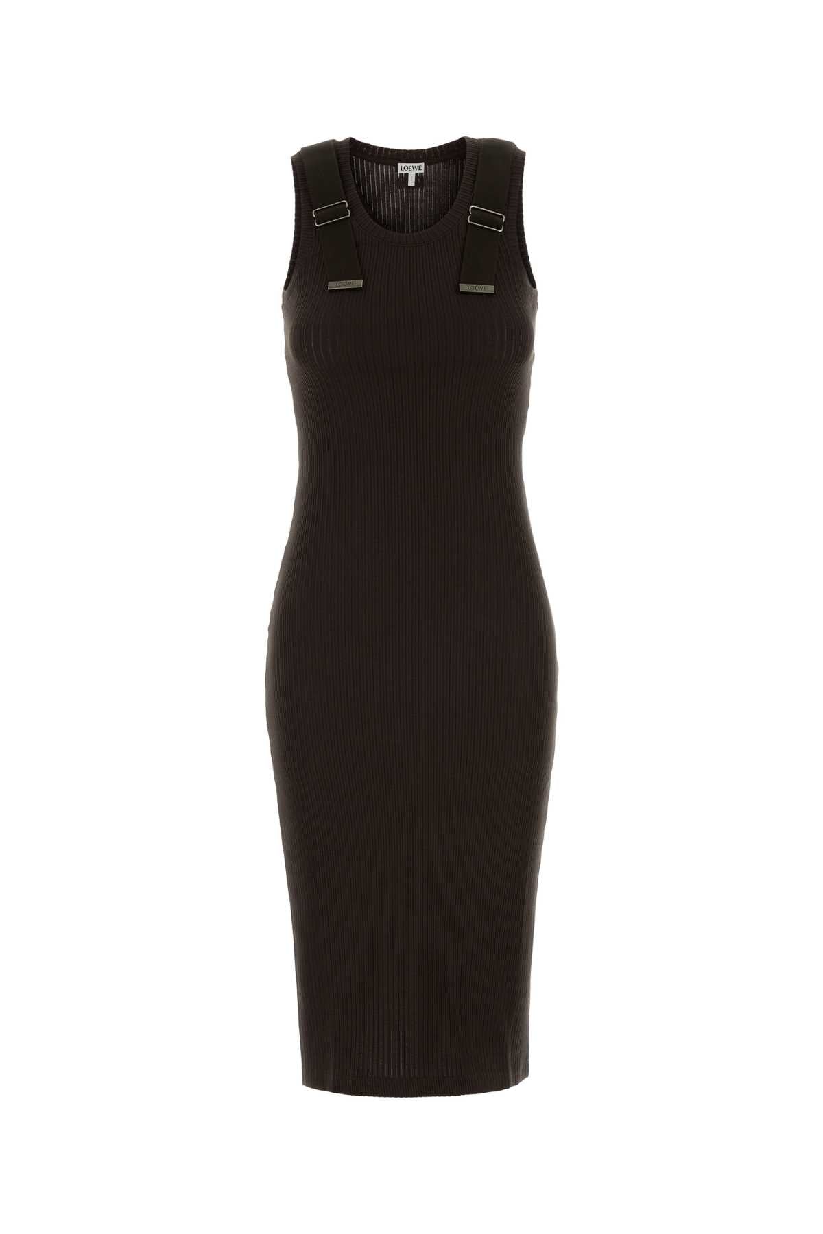 DRESS_S359Y51XAM_BROWN_Image_1