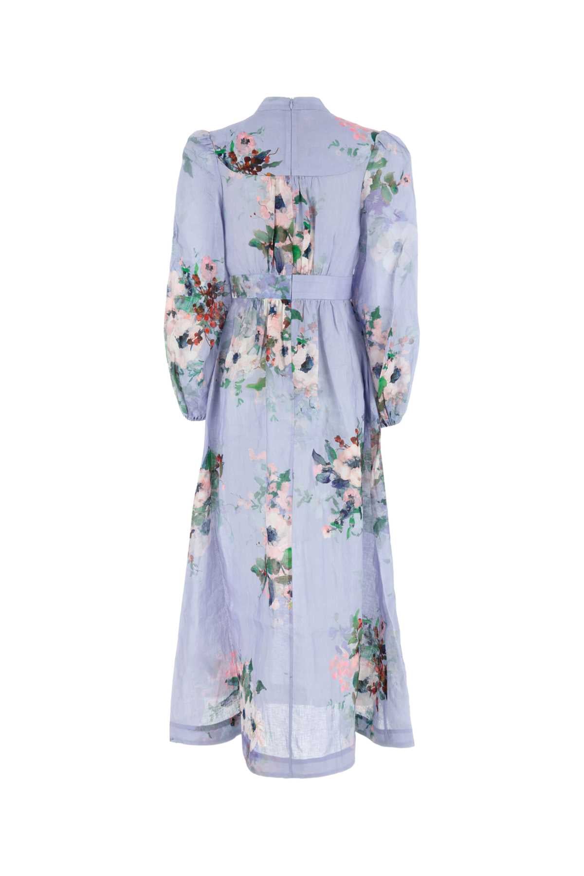 Everley_Plunge_Midi_Dress_0700DRS255_LTBLWCFL_Image_2