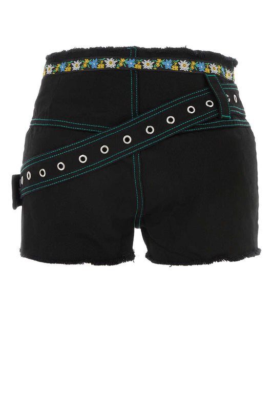 FITTED_DENIM_SHORTS_WITH_BELT_AND_BACK_POCKETS_ROBINSHORTS_BLACK_Image_2